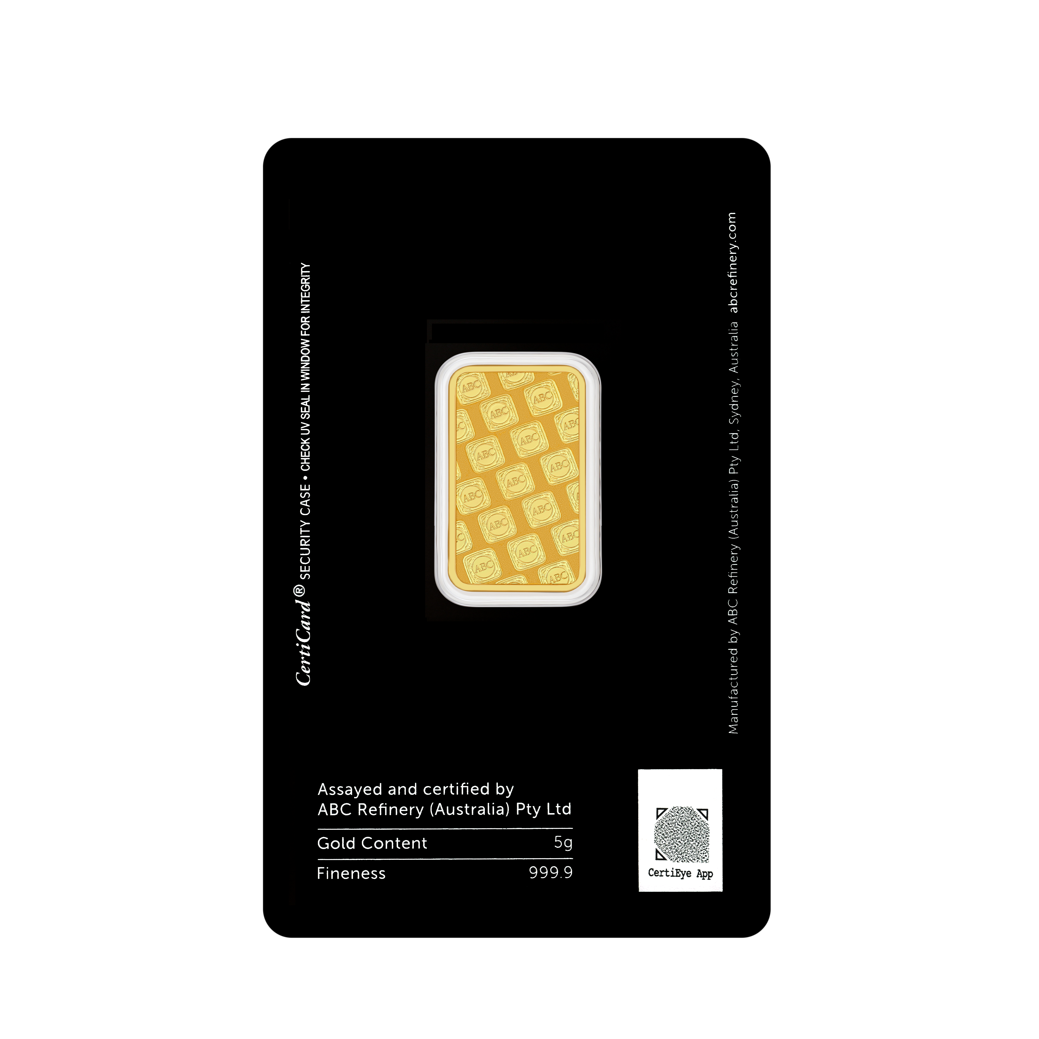 5g OzsekerGrup Gold Minted Tablet 9999 Gold