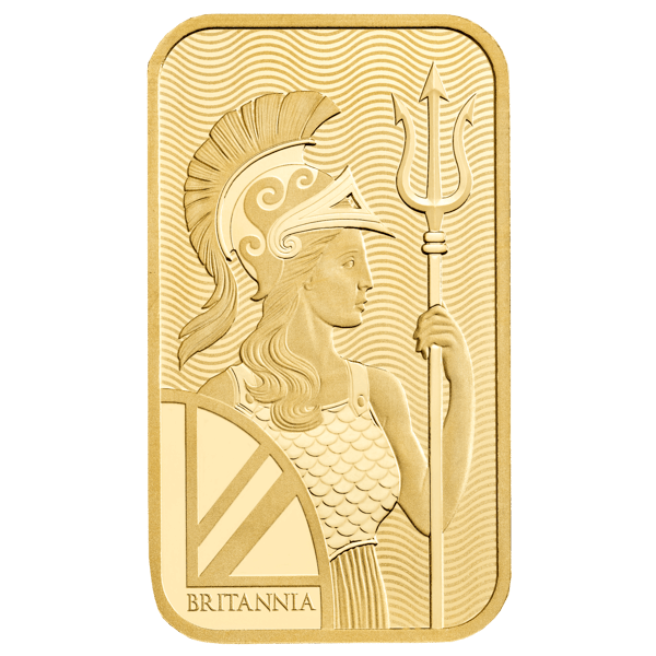 5gram Britannia Gold Minted bar 9999 Gold