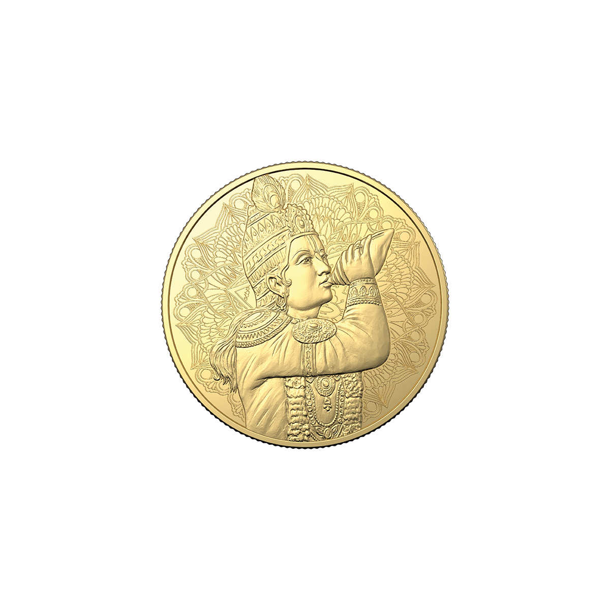 5g OzsekerGrup Bhagwan Krishna Gold Coin 9999 Gold